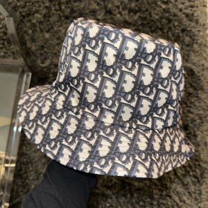 Dior Blue Bucket Teddy D Small Brim Size 57 Hat